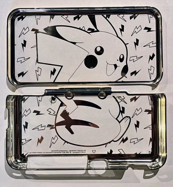 2DS XL Storage case - Nintendo 2DS XL Hardware (3rd) - HORI - Pikachu - Gold and Clear - USED