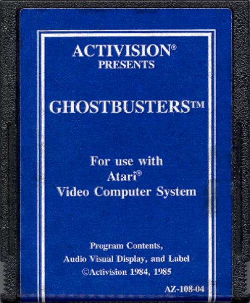 A26 Ghostbusters - Atari Text or Picture Label - Image 2