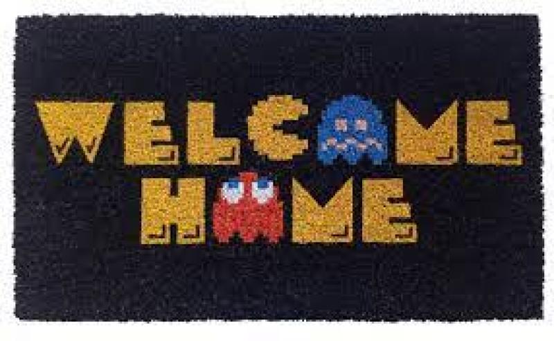 Gamer Gear - DOORMATS - Pac Man - Welcome Home - NEW