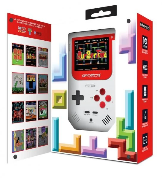 Gamer Gear - GO Retro Portable Gaming system - pre-loaded with 250+ games - NEW