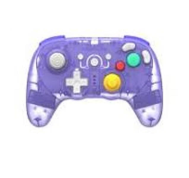GC Wii WiiU NS PC - Wireless Controller (3rd) NEW - Battler GC - Retrofighters - PRO SERIES - Gamecube - standard Gamecube dual analog layout - Glacier Limited Edition - NEW