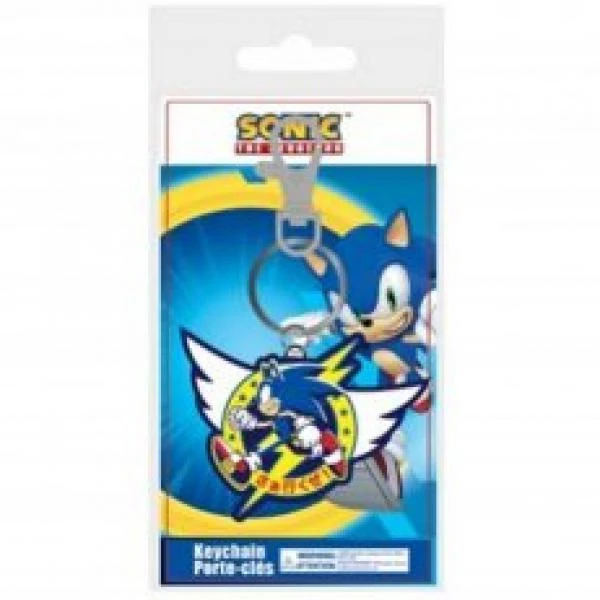 Keychain - Sonic the Hedgehog - Sonic Wing Logo - NEW