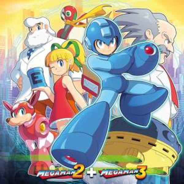 Music VINYL RECORD - Mega Man 2 & 3 - Original Soundtrack - 2XP double LP - NEW