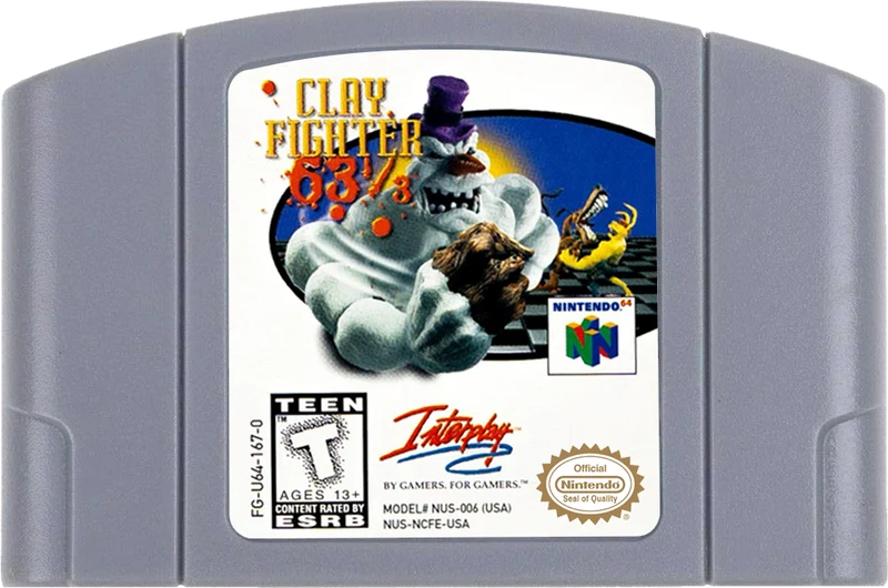 N64 Clay Fighter 63 1/3