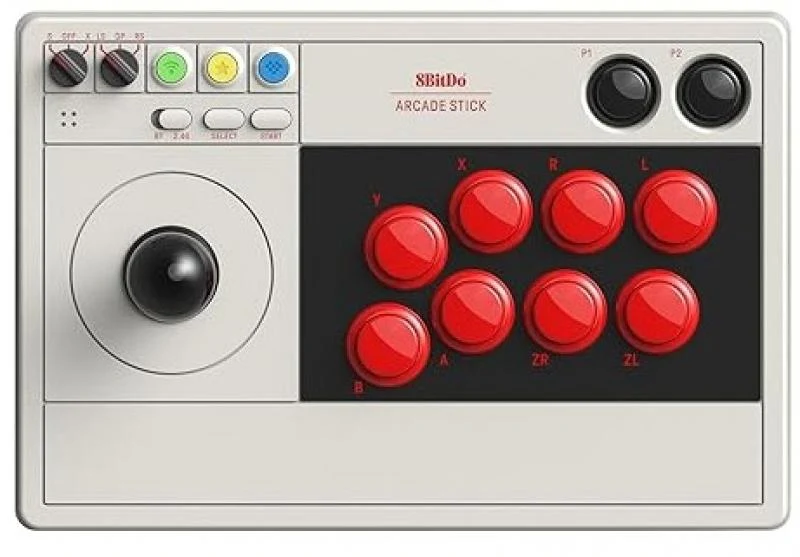 NS PC - Arcade Stick (3rd) - Wired or Wireless - 8BitDo - USED