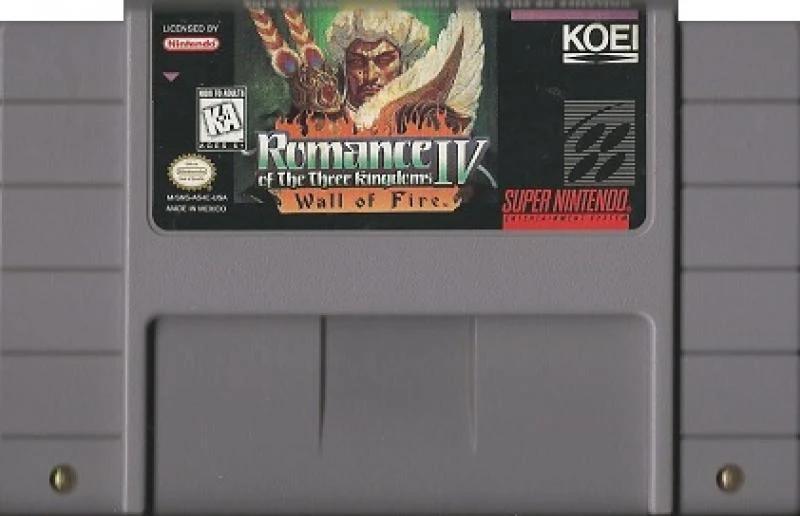 SNES Romance of the Three Kingdoms IV 4 - Wall of Fire