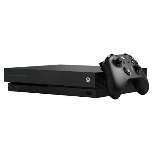 XB1 XB1X Xbox One X - System HW - 1 TB - Project Scorpio Limited Edition with Matching Controller - Black - USED